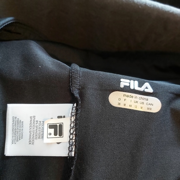 🍄3/50$🍄 FILA Tennis stretch skort black size Medium - Picture 7 of 7